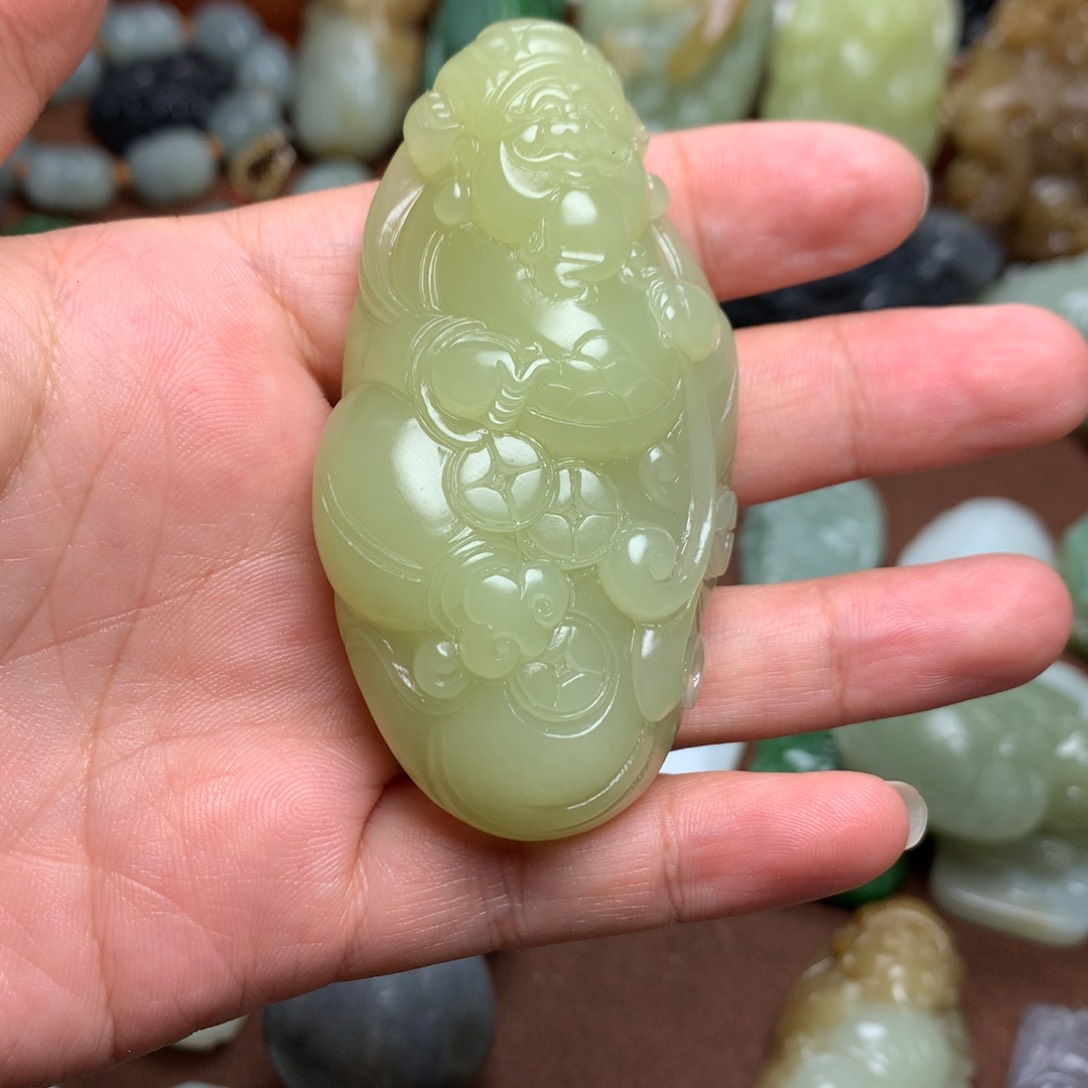 和田玉挂件未镶嵌乐**冷