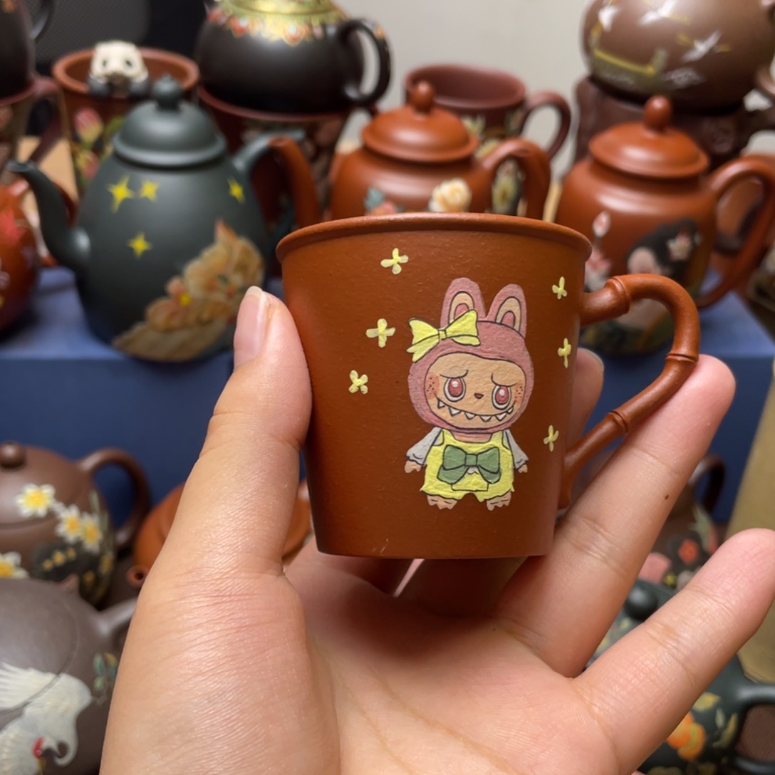 茶杯紫泥紫砂主人杯80cc