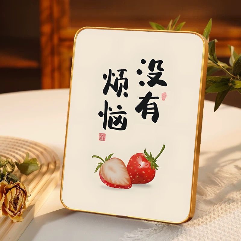 新款没有烦恼客厅电视柜桌面摆台装饰画轻奢现代