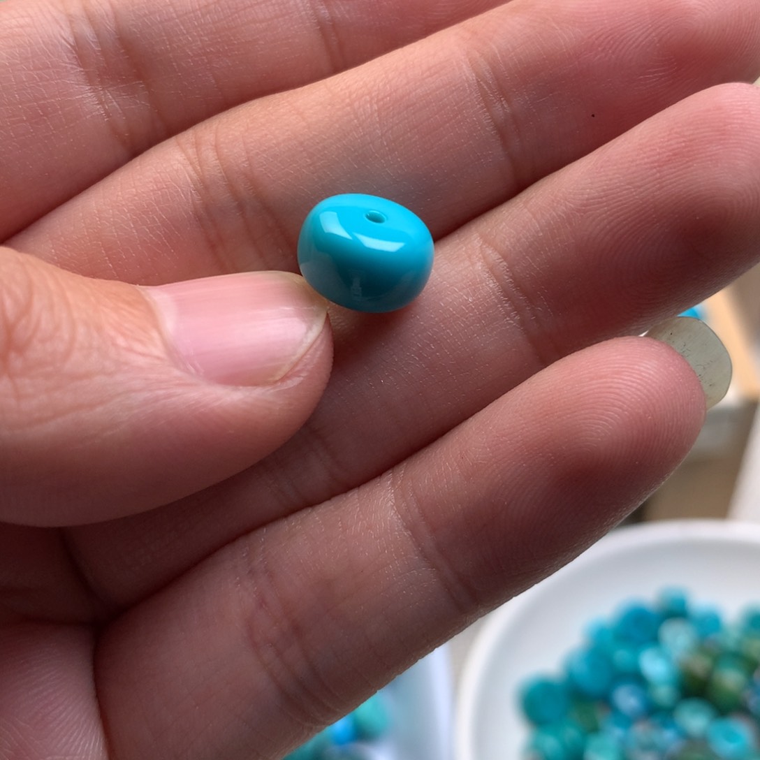 绿松石珠宝半成品未镶嵌