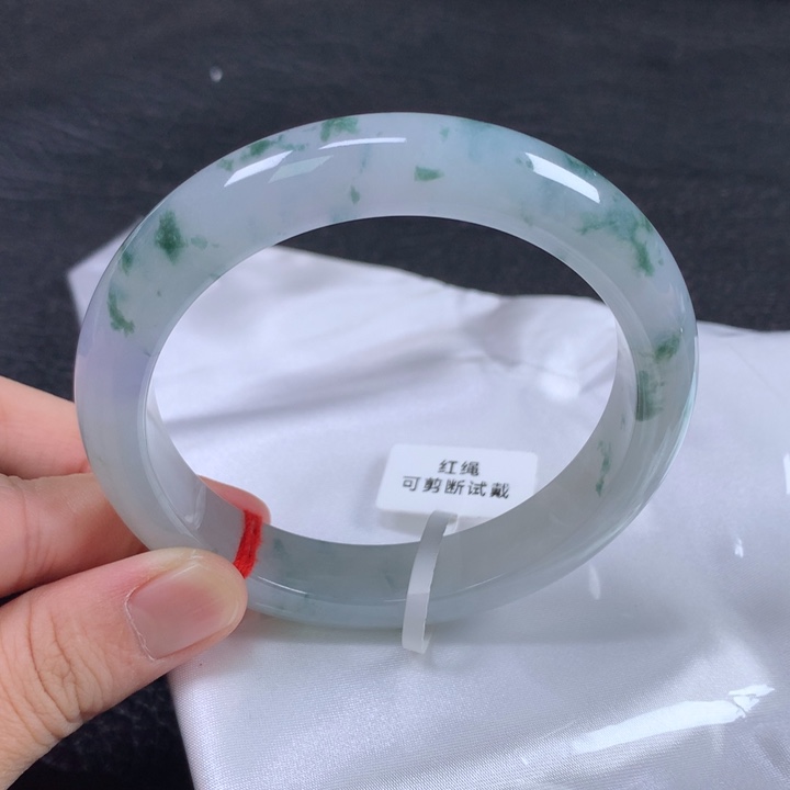 翡翠未镶嵌手镯61-62 