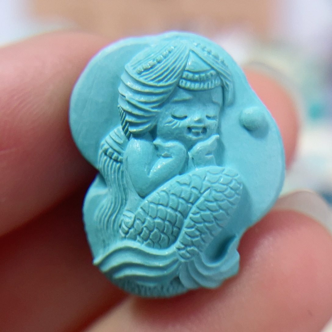 绿松石珠宝奇石未镶嵌