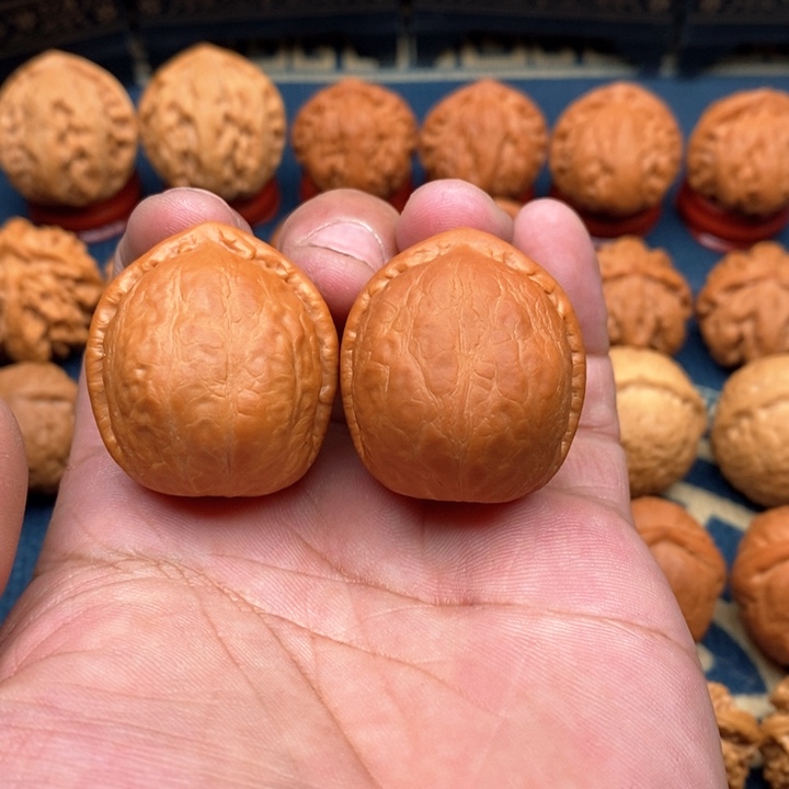 文玩核桃把件麻*手捻