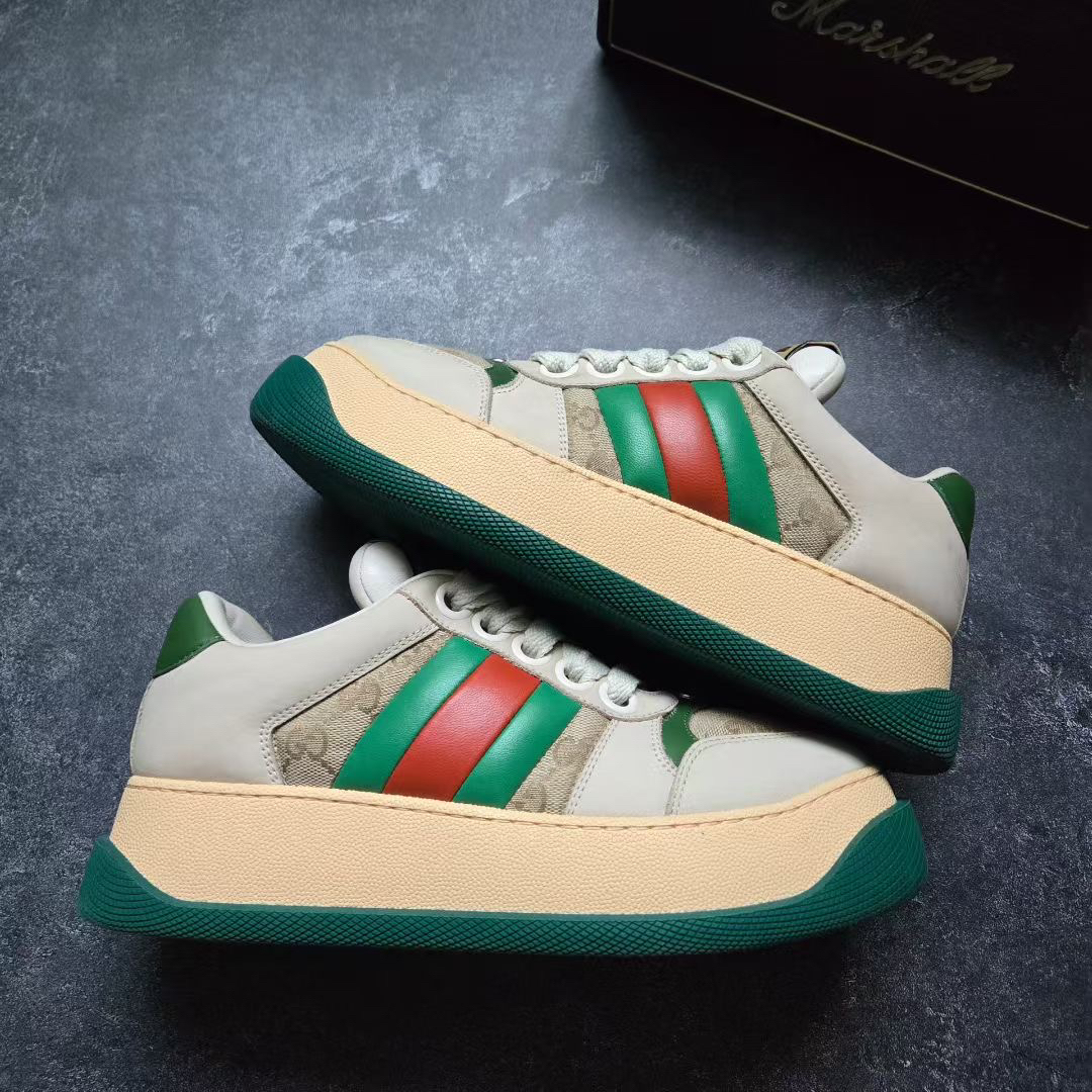 99新 GUCCI/古驰 38.5码 胖丁脏脏鞋