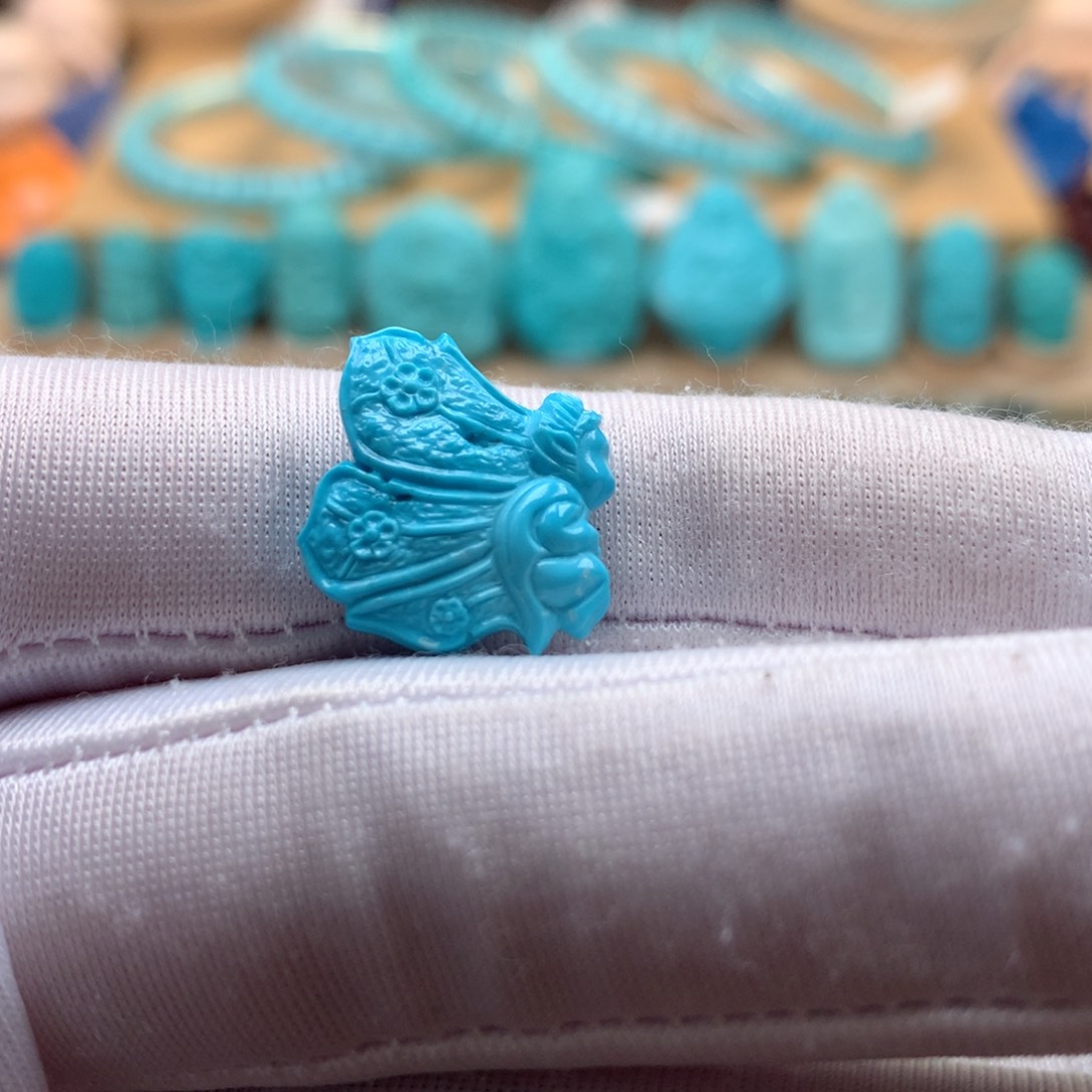 绿松石珠宝奇石未镶嵌