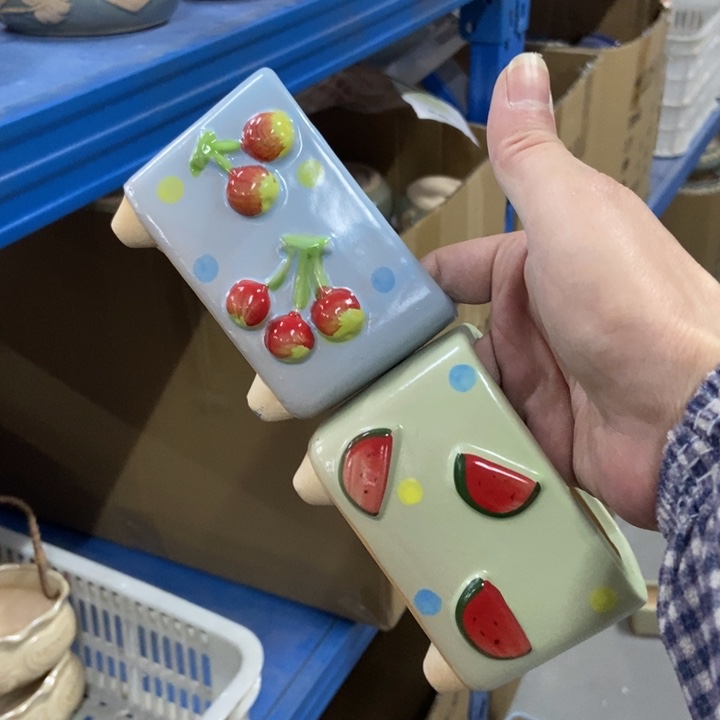 陶瓷花盆单场满9.9发10*7*7