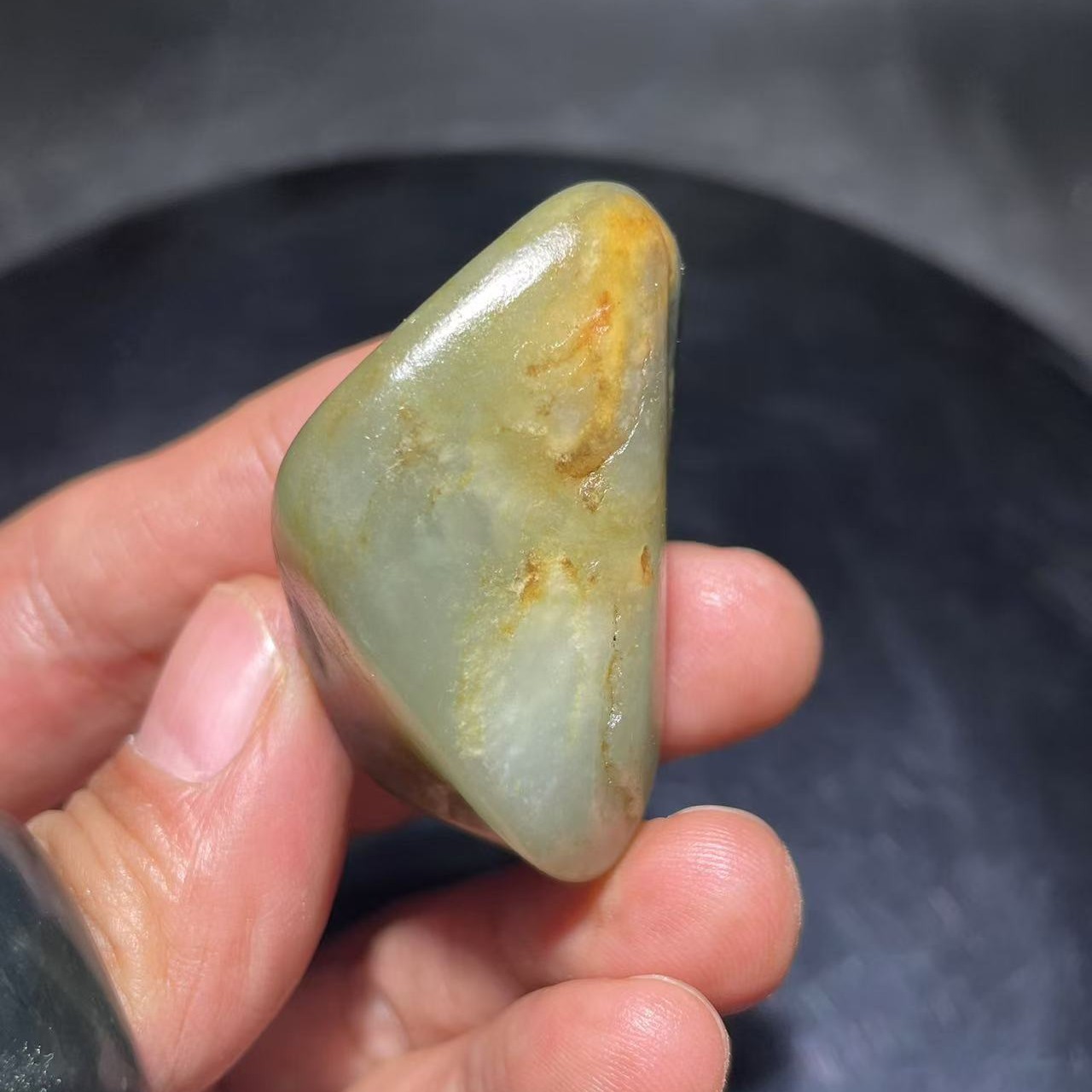和田玉翠青白玉带翠原石