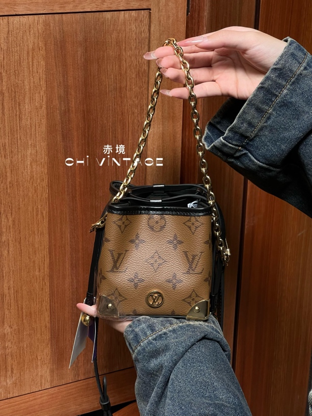 99新 LouisVuitton/路易威登 9329 老花烧卖单肩斜挎包芯片款