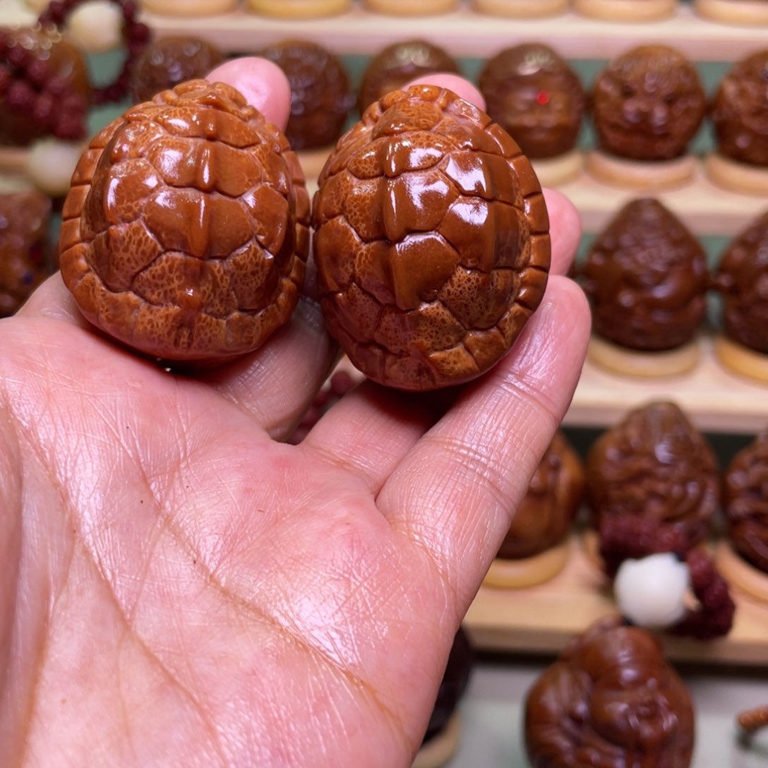 橄榄核手串/手链富甲一对