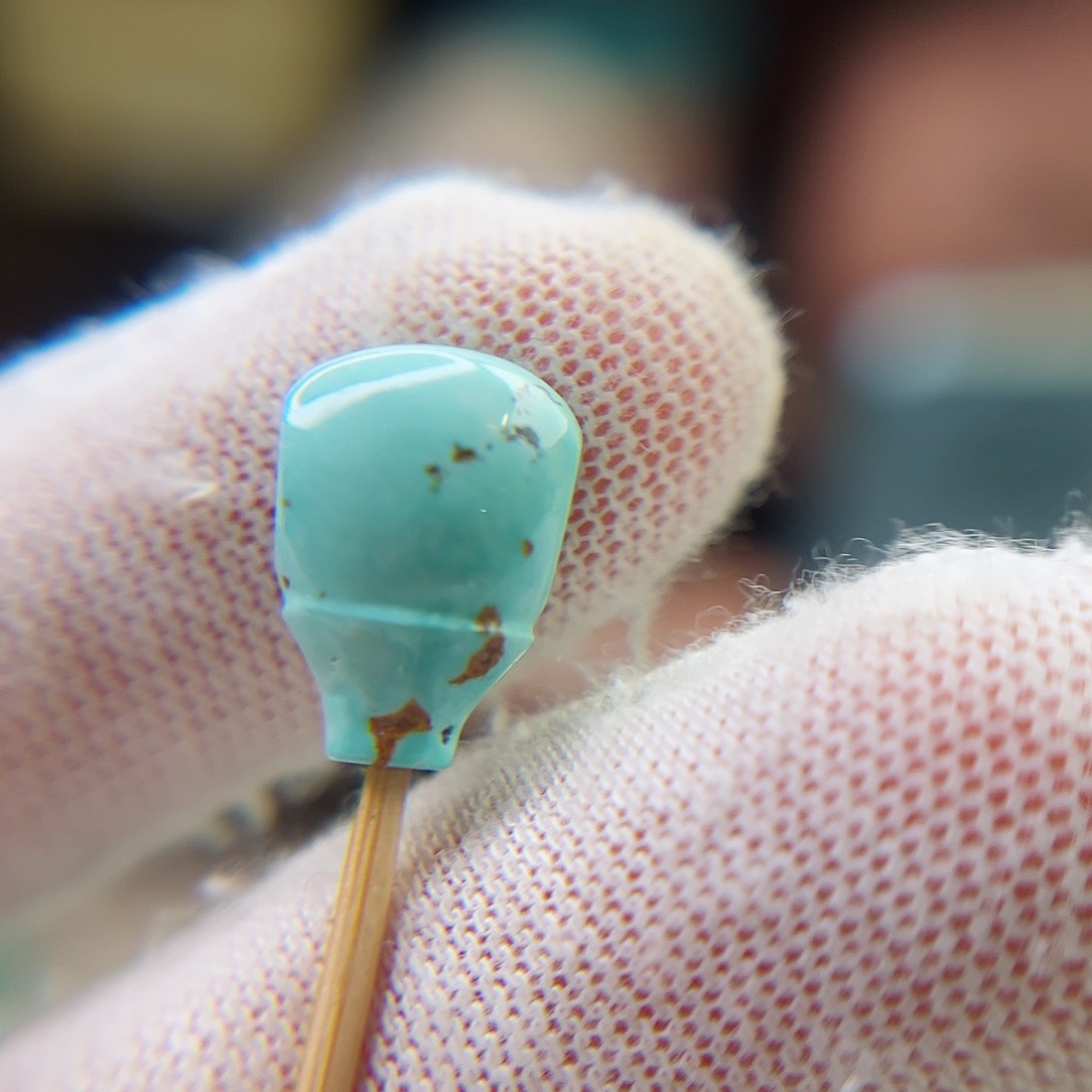 未镶嵌绿松石珠宝奇石