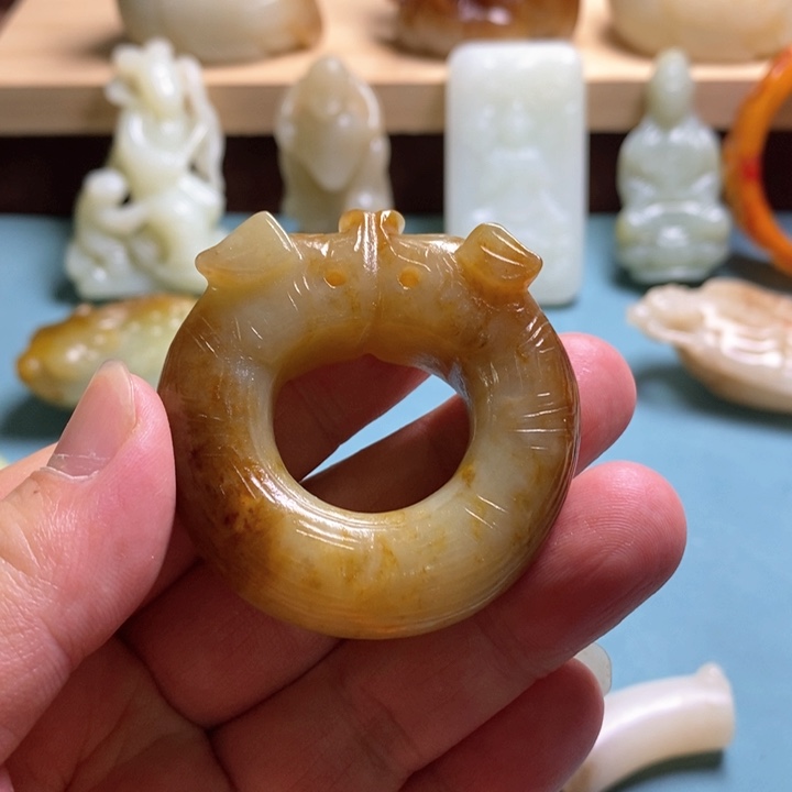 和田玉未镶嵌挂件用****8