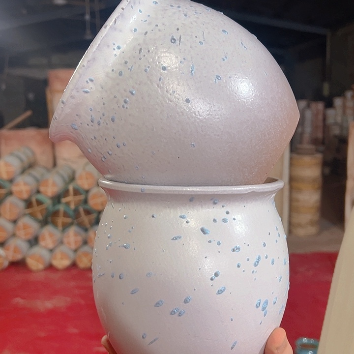 紫砂花盆高16口16