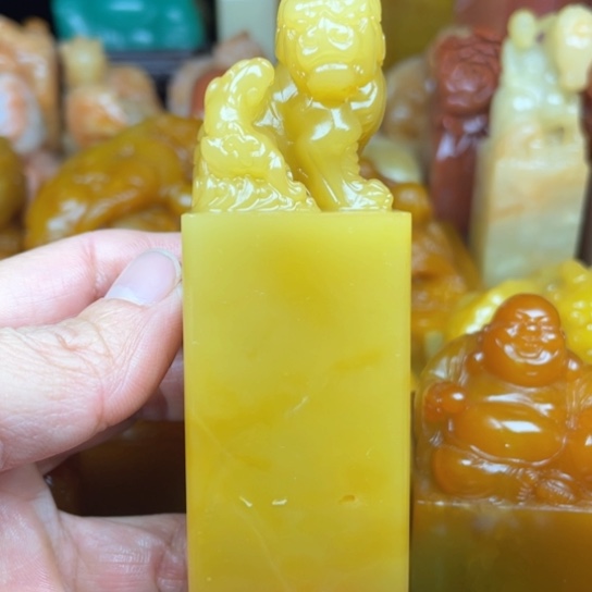 老挝石质地細膩光滑篆刻写字刀感十足