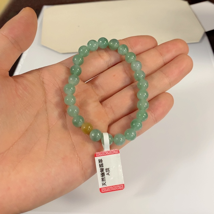 翡翠未镶嵌颈饰手串