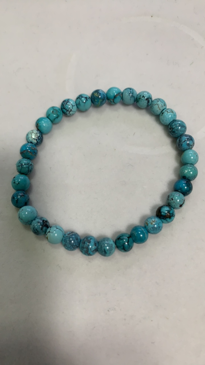 天然原矿绿松石单圈