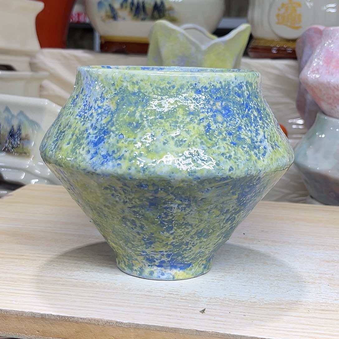 陶瓷绿植多肉微瑕花盆外口径：11*13