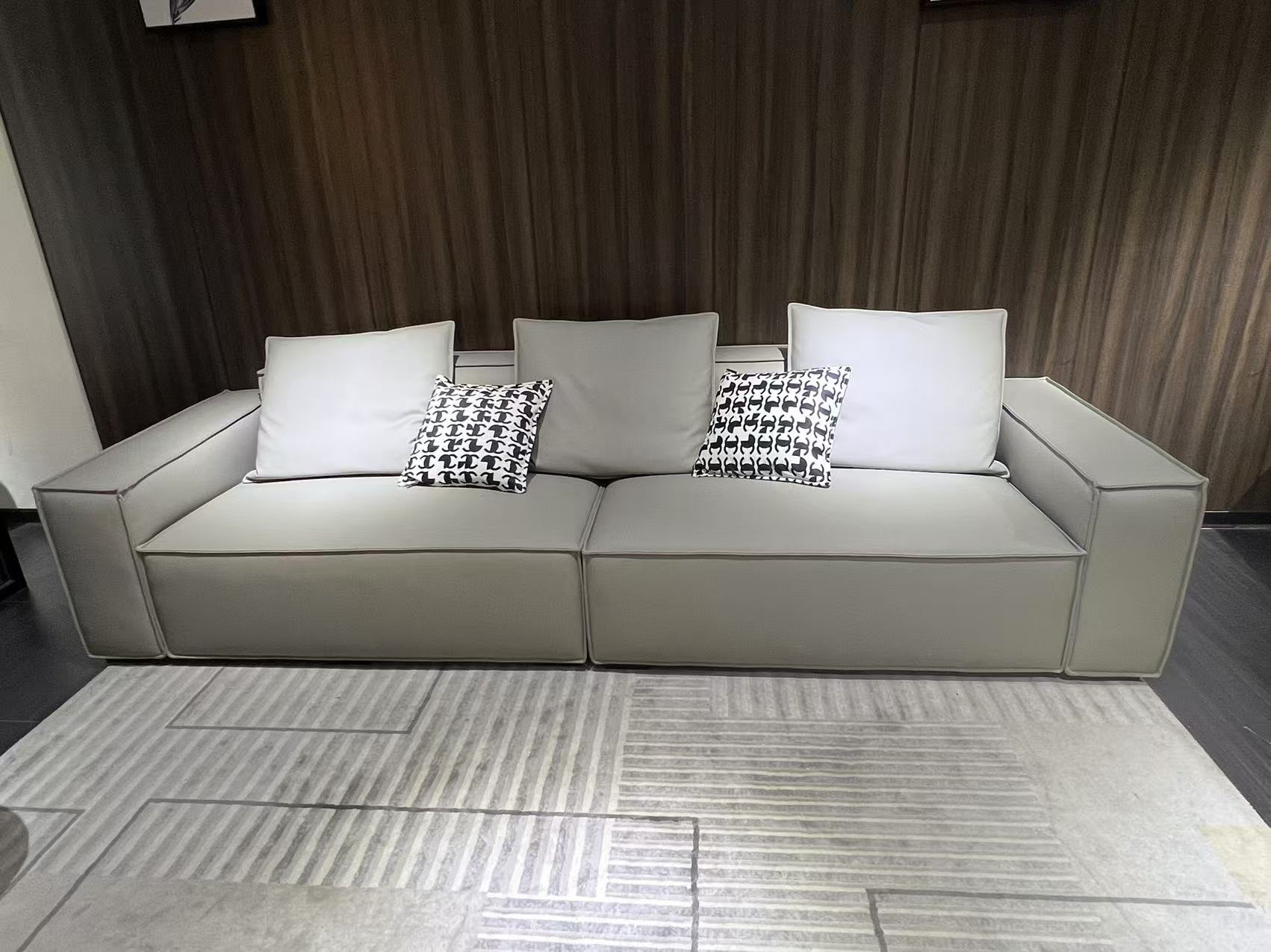 豆腐块沙发皮质布艺极简维思空间沙发潍坊家具