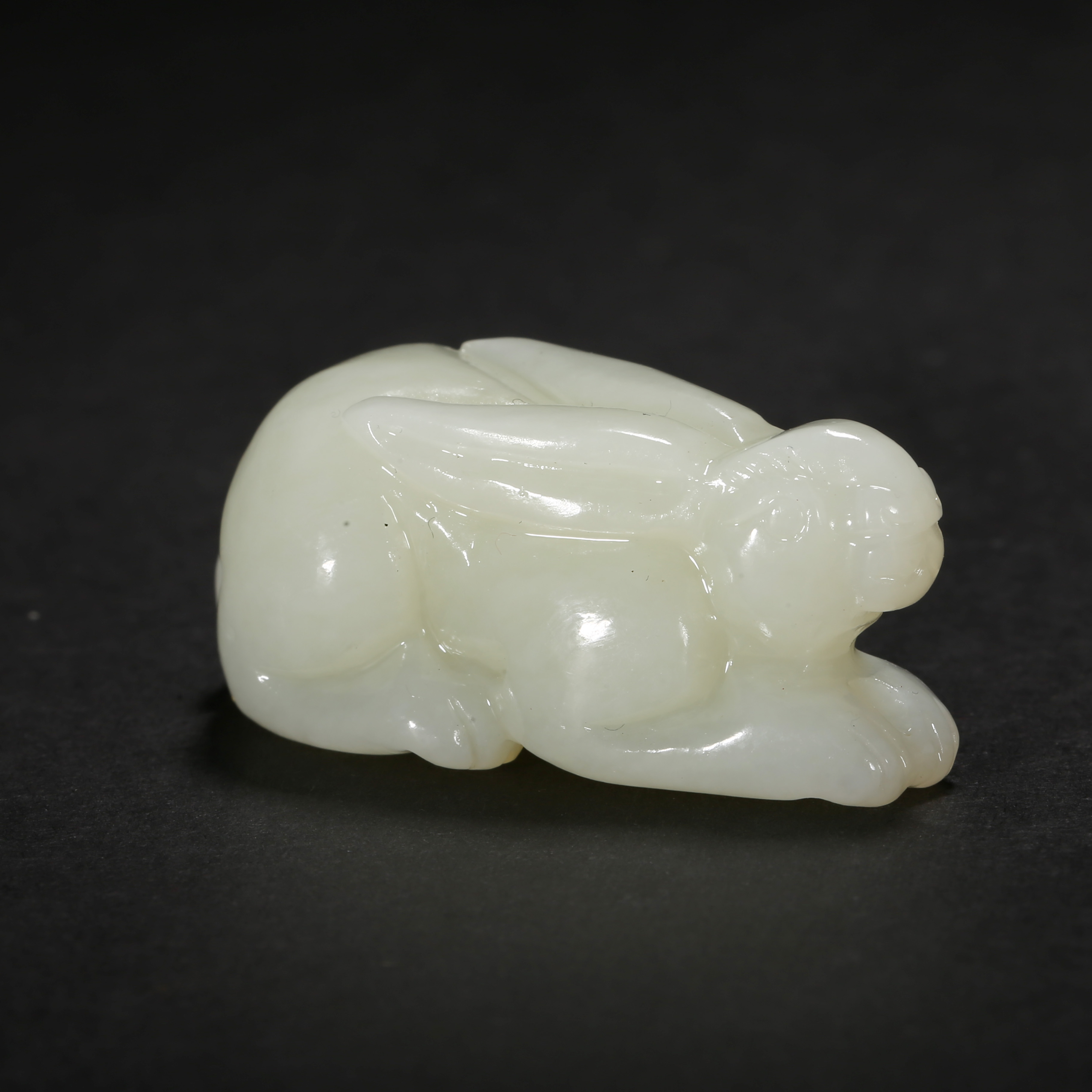 清代*卯兔玉坠/13JTY3909/和田玉【北京文博】