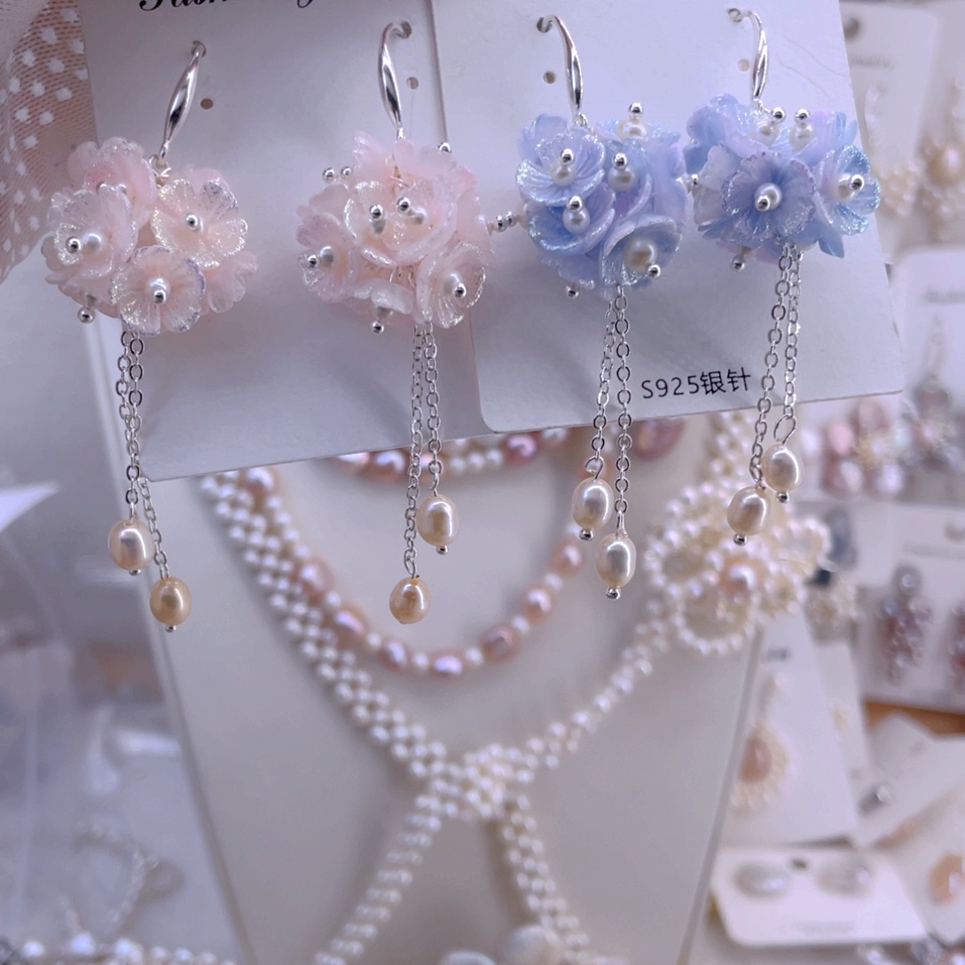 未镶嵌耳饰淡水珍珠