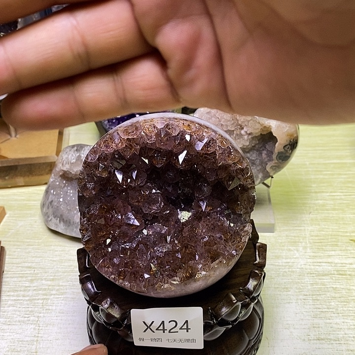 天然水晶家居办公摆件未镶嵌水晶