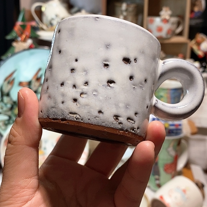 志野咖啡杯作家器