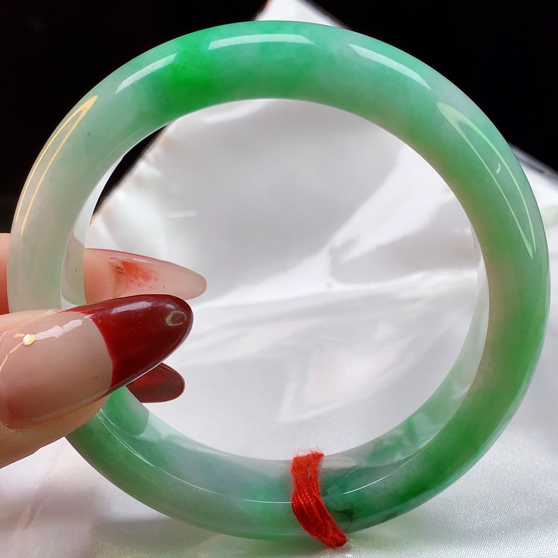 翡翠手镯未镶嵌天然翡翠1127