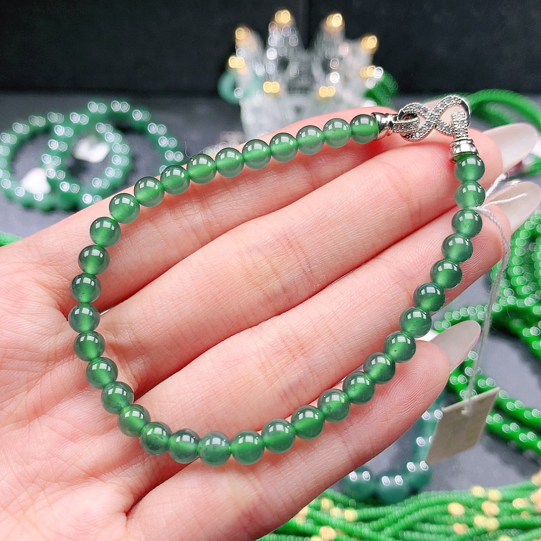 翡翠未镶嵌手链手链