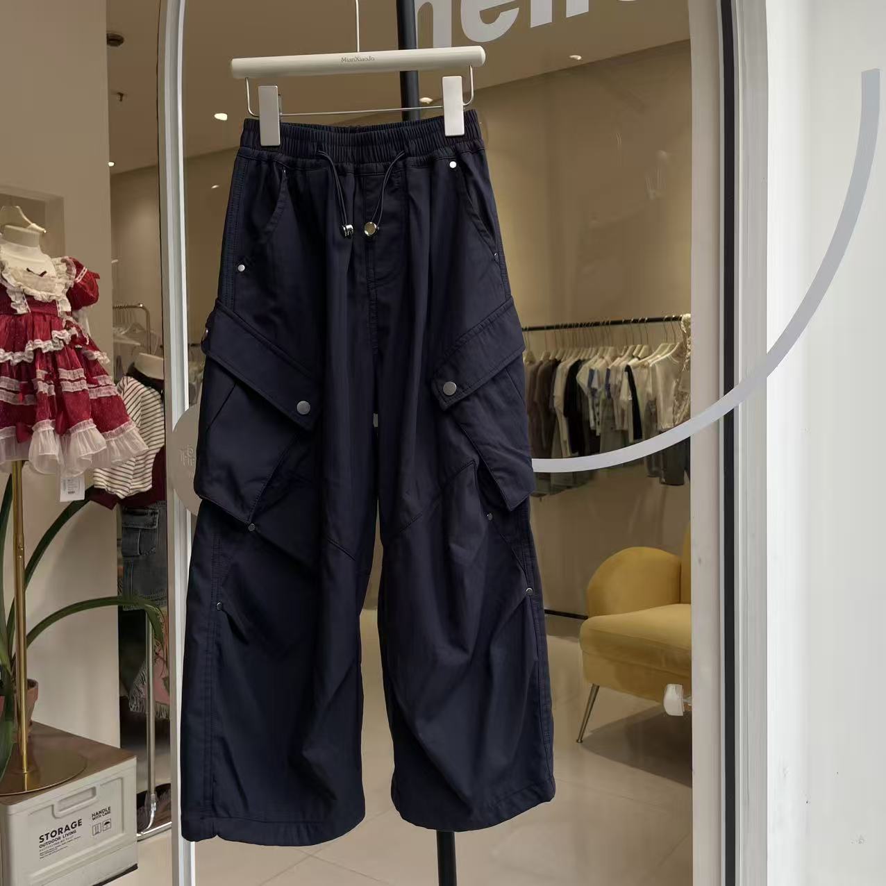 棉小九儿童潮酷街头工装裤（中童）79101