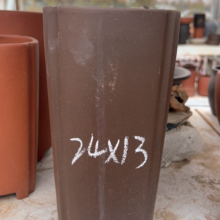 红陶紫砂兰花盆无暇