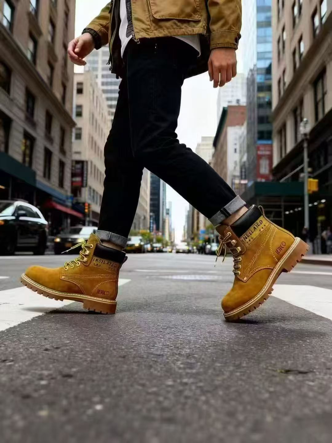 【特价捡漏】真皮男女同款马丁靴经典美式时尚百搭户外秋冬大黄靴