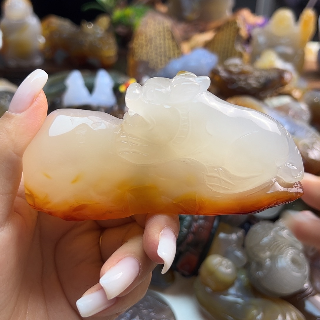 玛瑙/玉髓未镶嵌颈饰