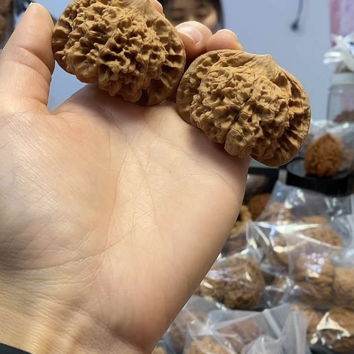 文玩核桃把件53官帽