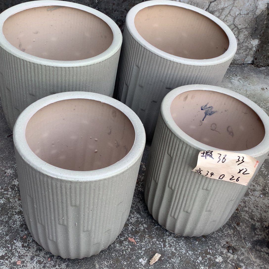 瑕疵高温陶瓷花盆