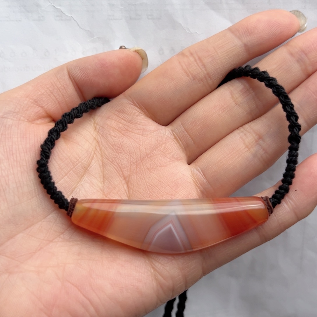 玛瑙/玉髓颈饰未镶嵌妞*?