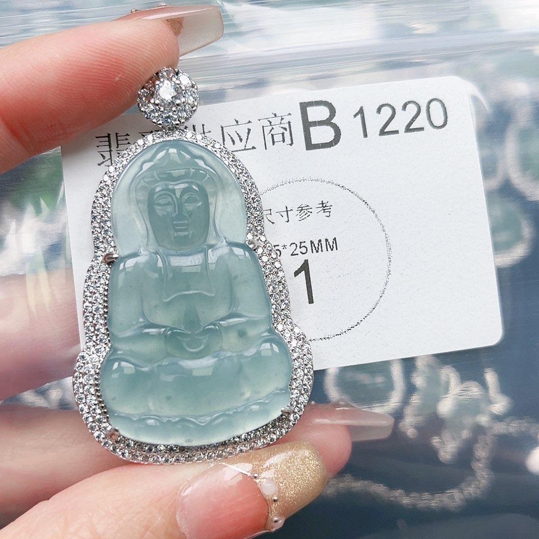 翡翠颈饰未镶嵌翡翠1220