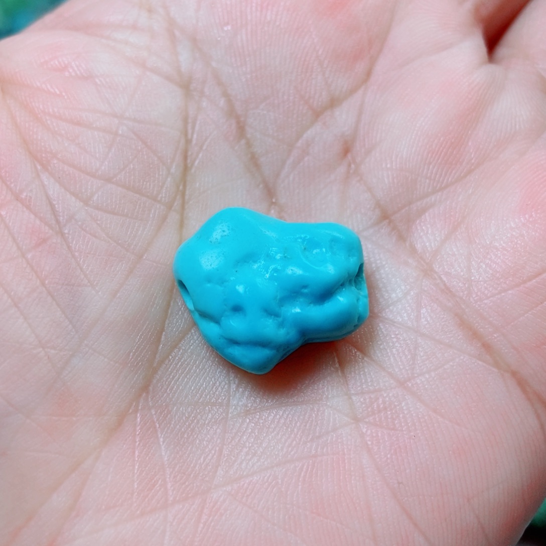 绿松石挂件未镶嵌绿松石