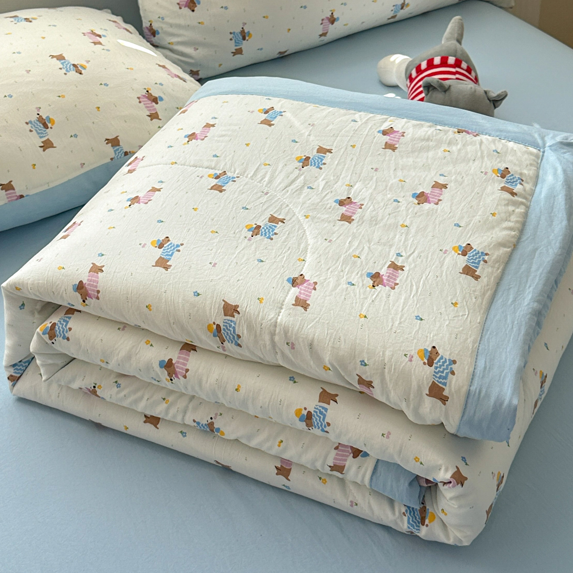 夏季空调被单人夏被双人夏凉被学生薄款可水洗被可机洗