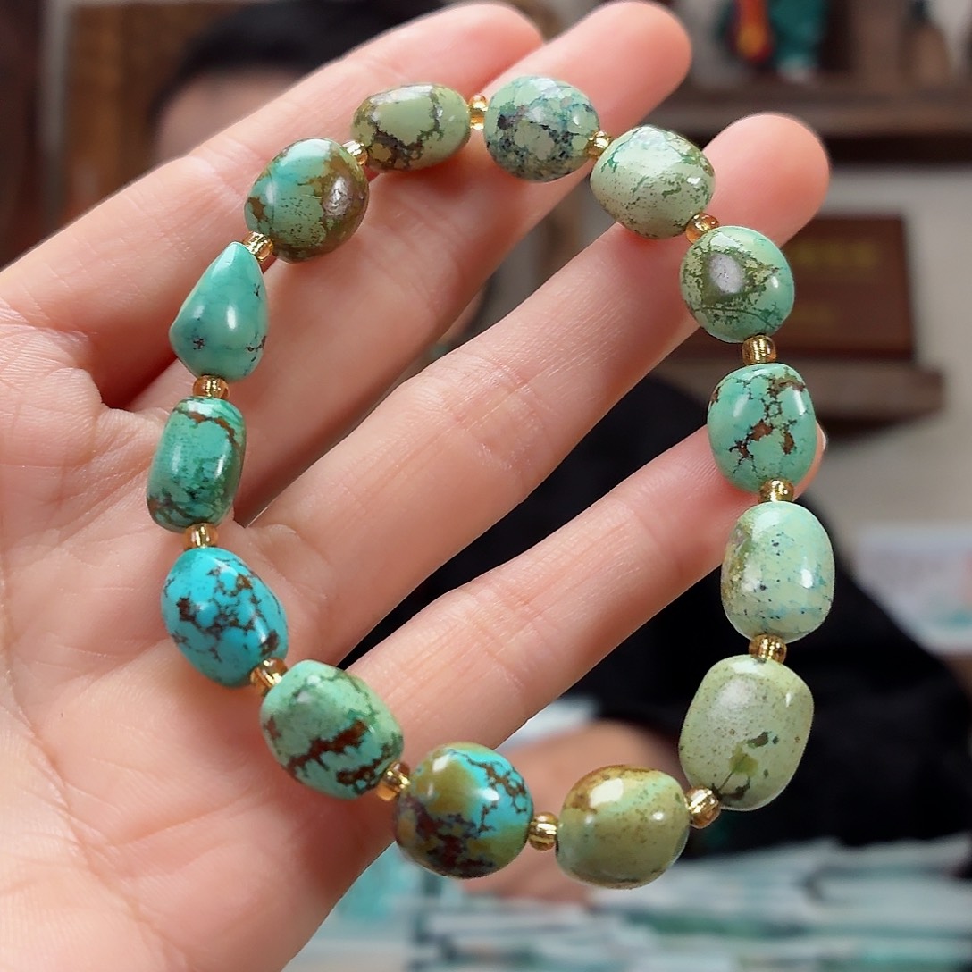 未镶嵌绿松石珠宝奇石