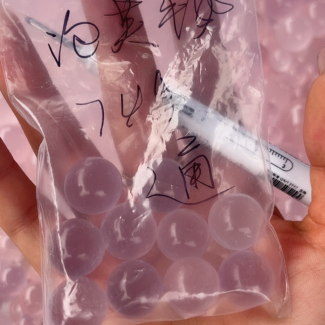 泡***奶水晶未镶嵌手串天然粉水单珠