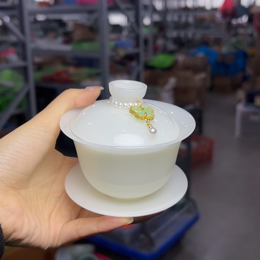 龙泉云间青瓷小米茶器