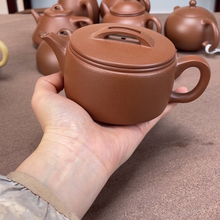 紫泥茶壶汉瓦220毫升