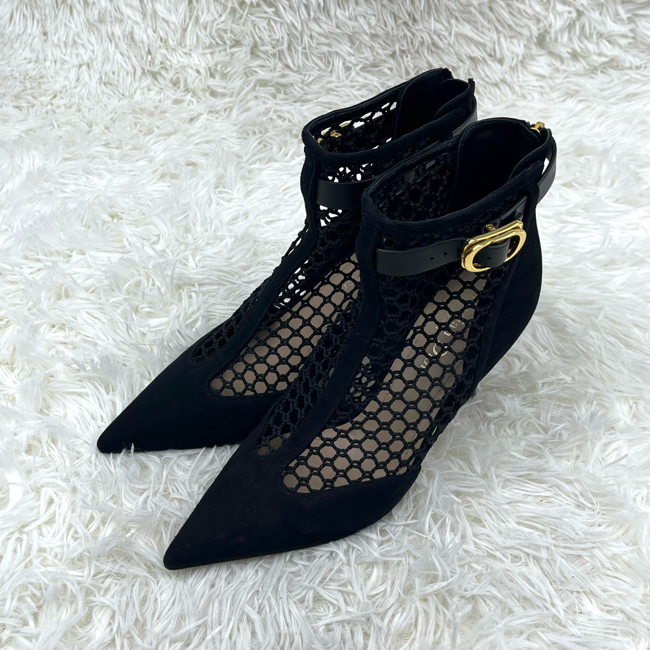 95新 DIOR/迪奥 黑色裸靴 36.5码12697138