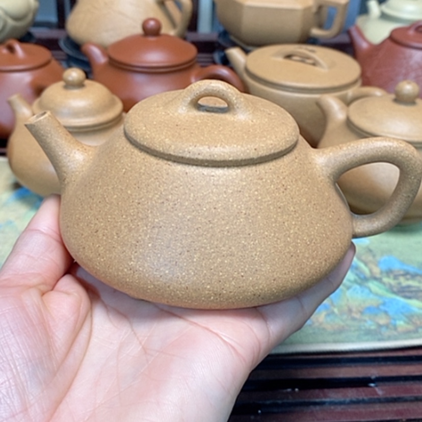 【闪购商品】紫砂茶壶黄金段半手工200毫升
