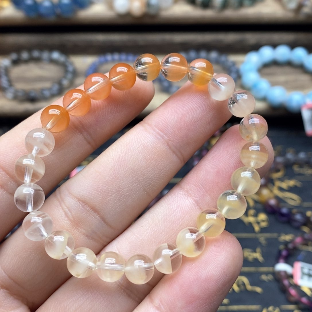 水晶手链未镶嵌手链7.5毫米