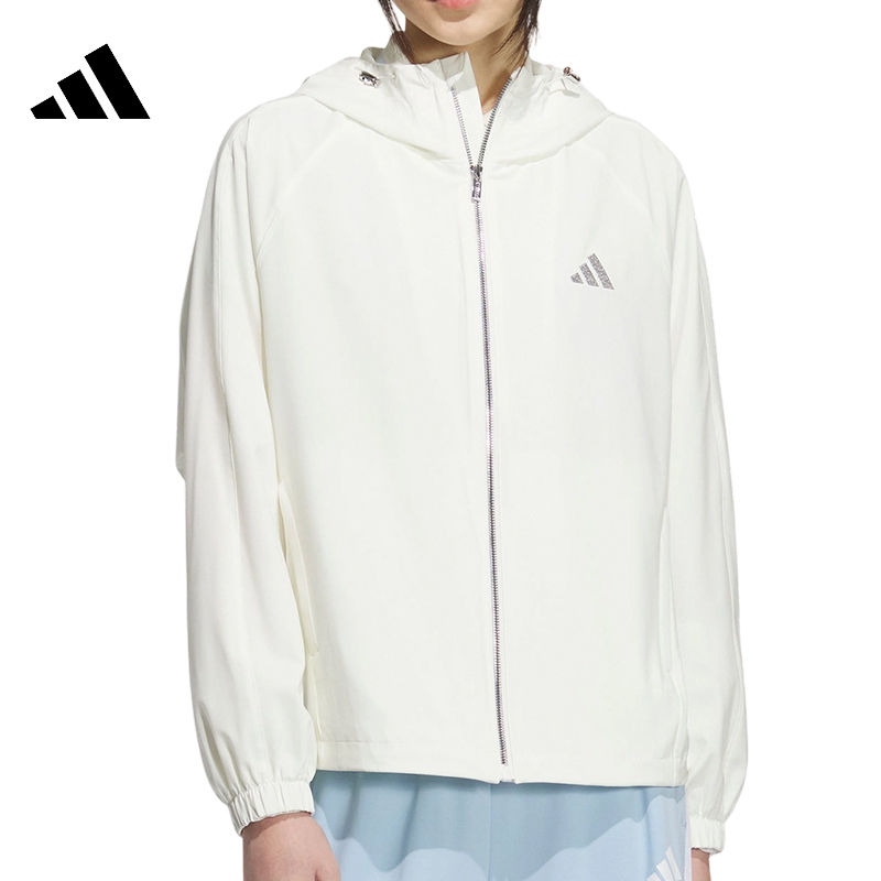 adidas阿迪达斯【吾】女子运动休闲夹克外套KC0026