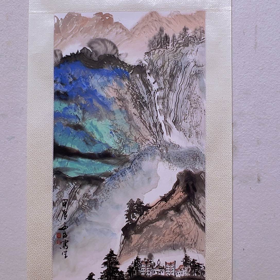 国画当代艺术，展览作品