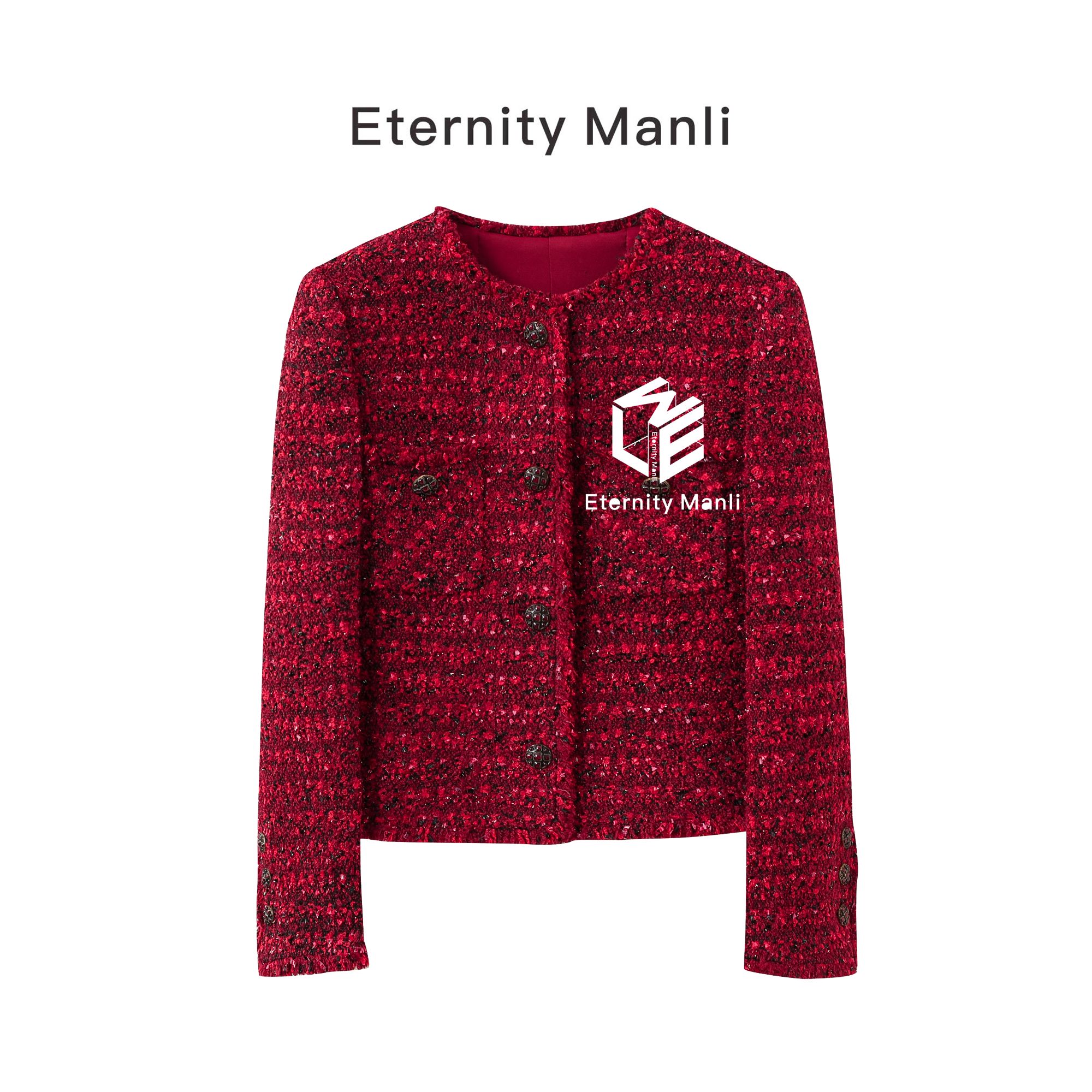 【红运当头】秋冬高级感时尚手工小香风外套XXF9048