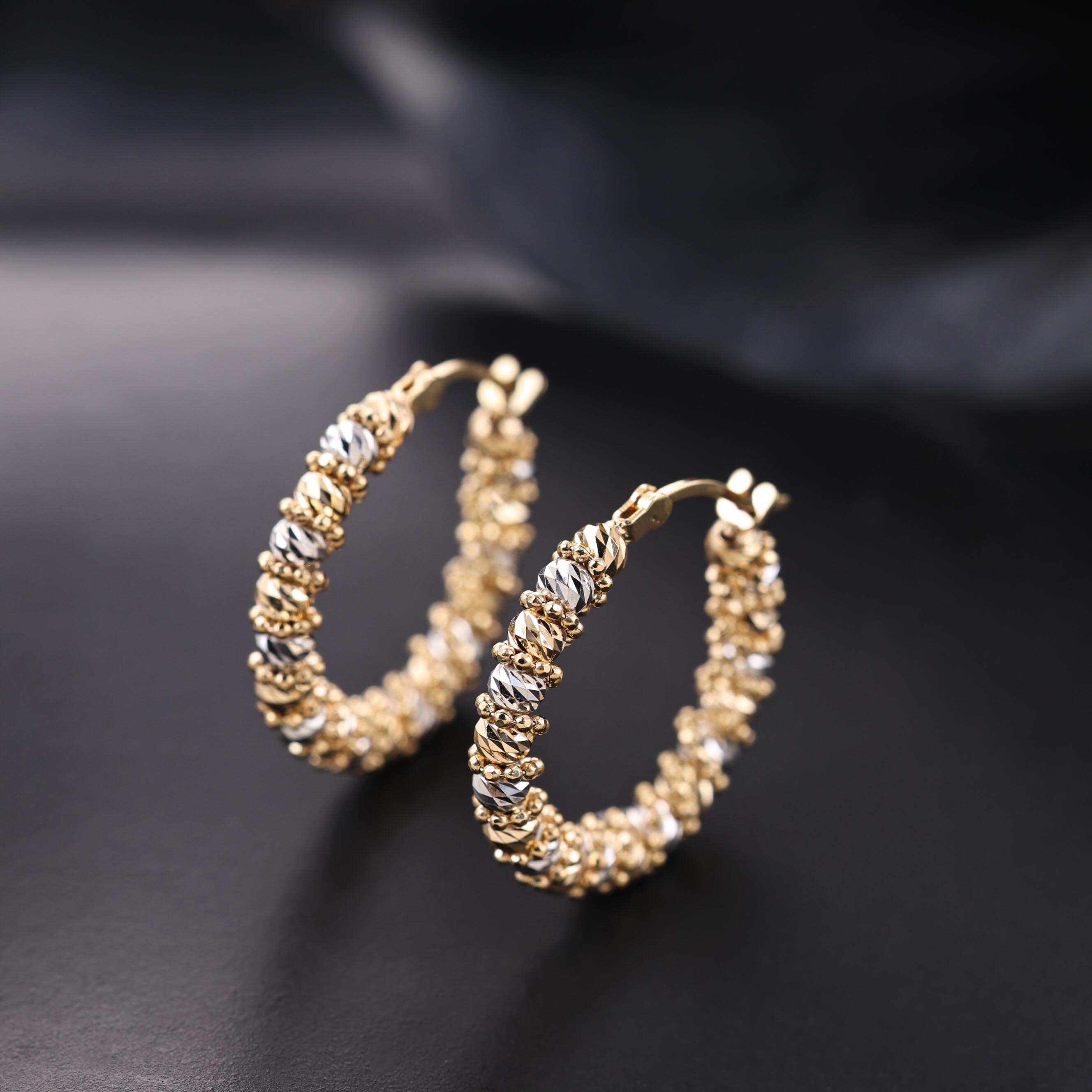 【举石臻选】TA1128-1331-270个性耳饰18k（一对）S