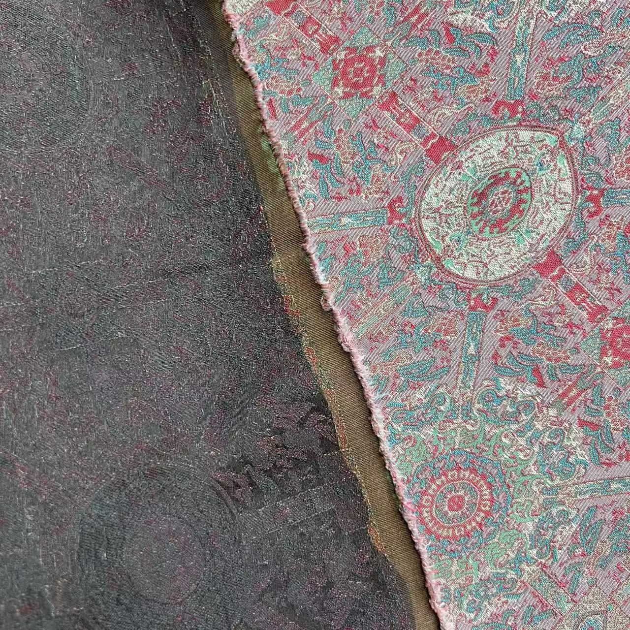 【楚娇】 八达晕宋锦香云纱 蚕丝