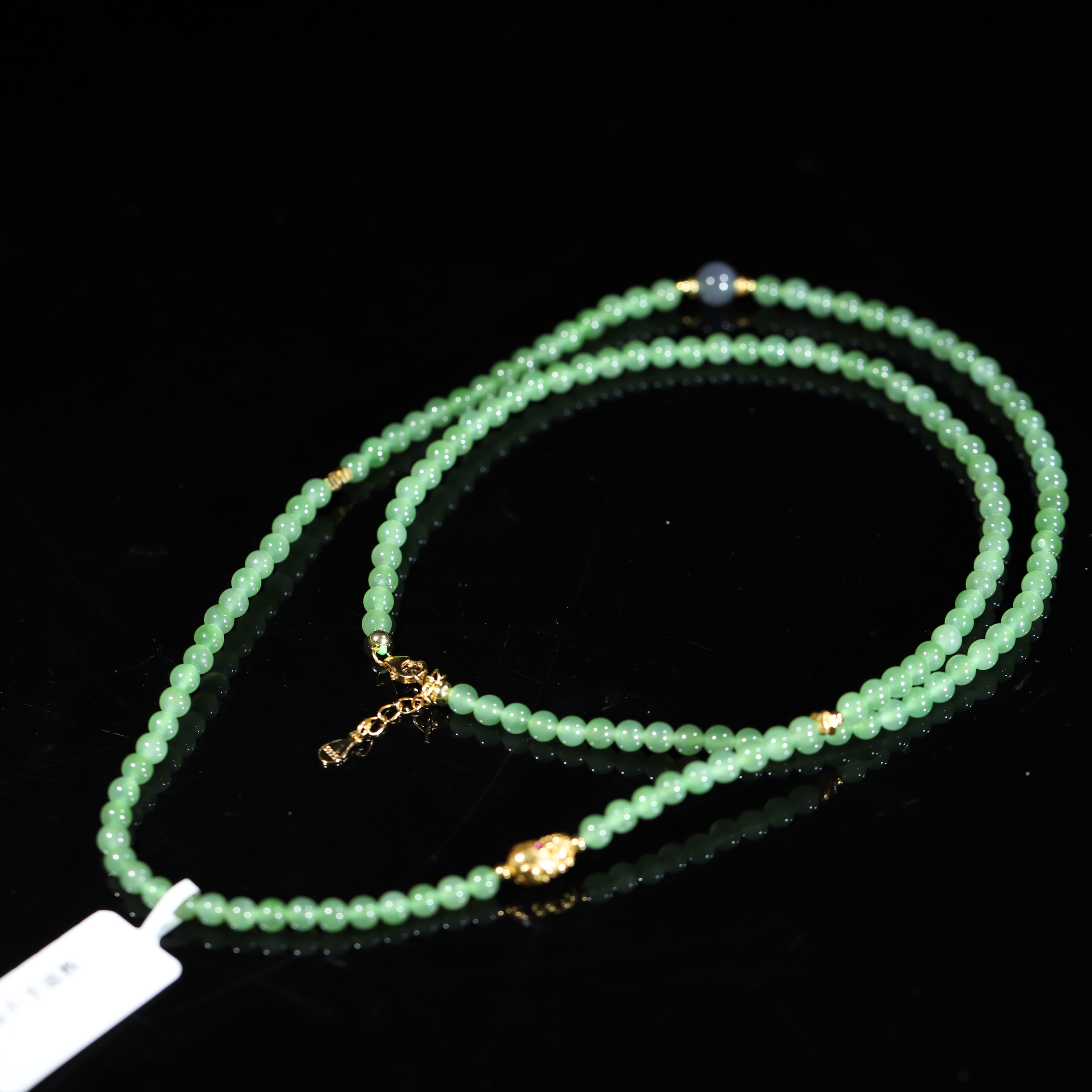 汪氏珠宝【央广】和田玉碧玉项链W3-WS80501